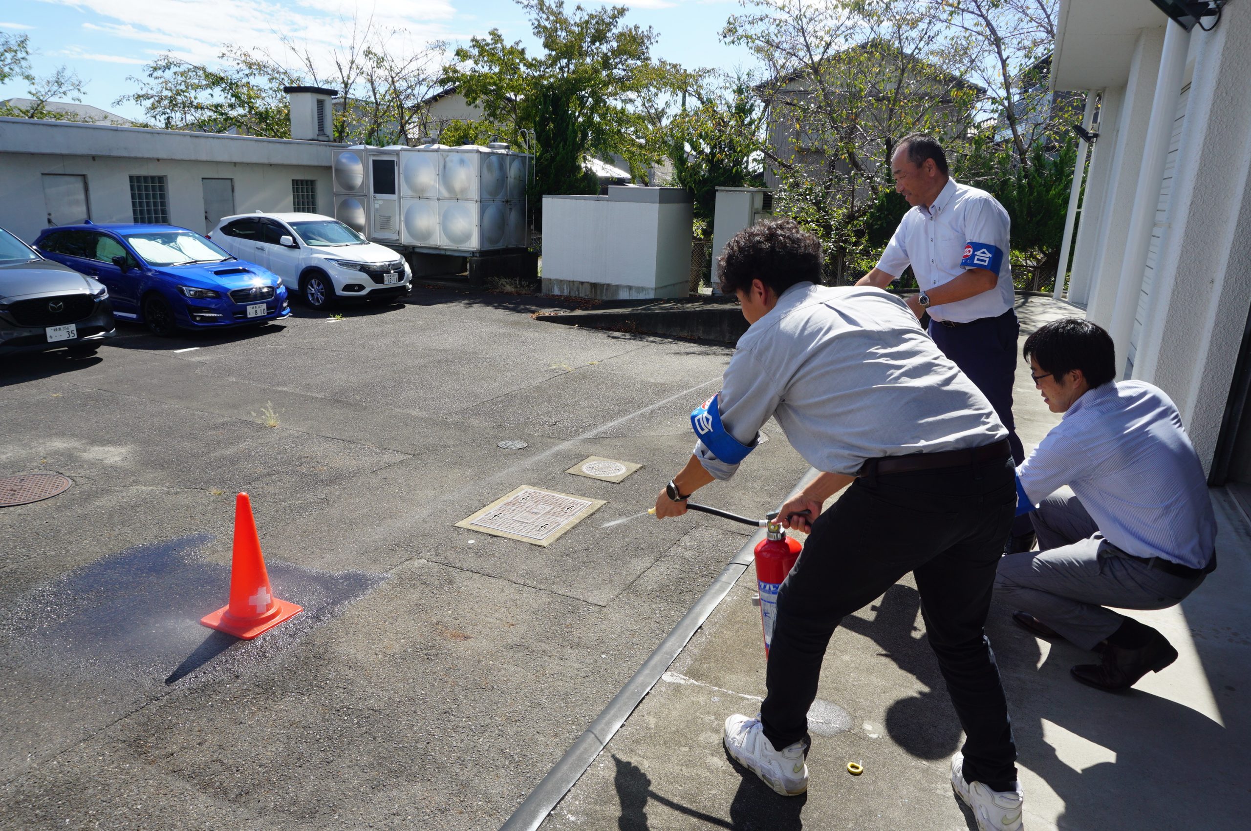 震度７を体感！　岐阜地協　安全衛生研修会を開催