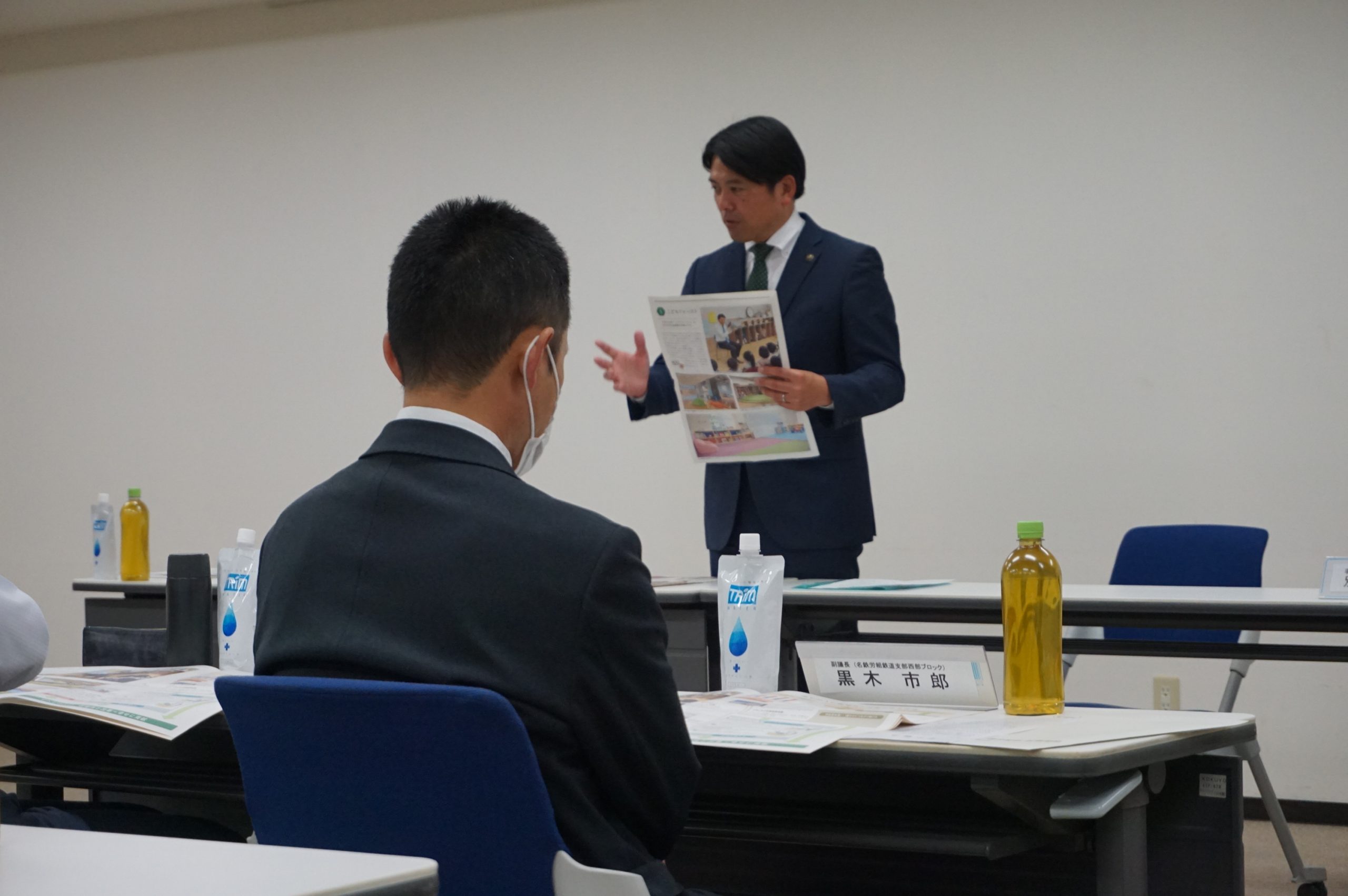 柴橋正直岐阜市長の市政報告会（第11回岐阜地協幹事会）