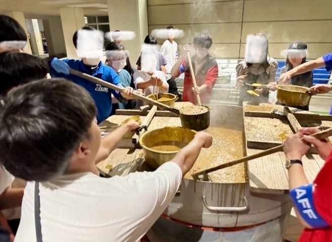 中濃地協　連合救援活動をパネルで紹介